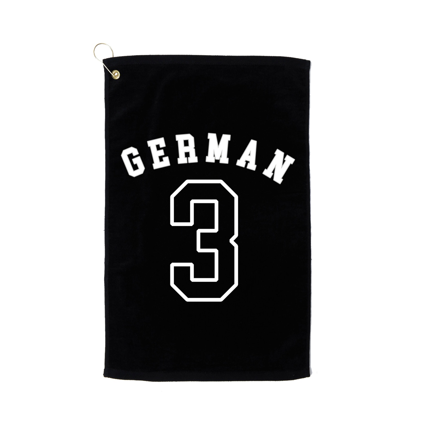 Golf Towel — Shirsey Arch in Black
