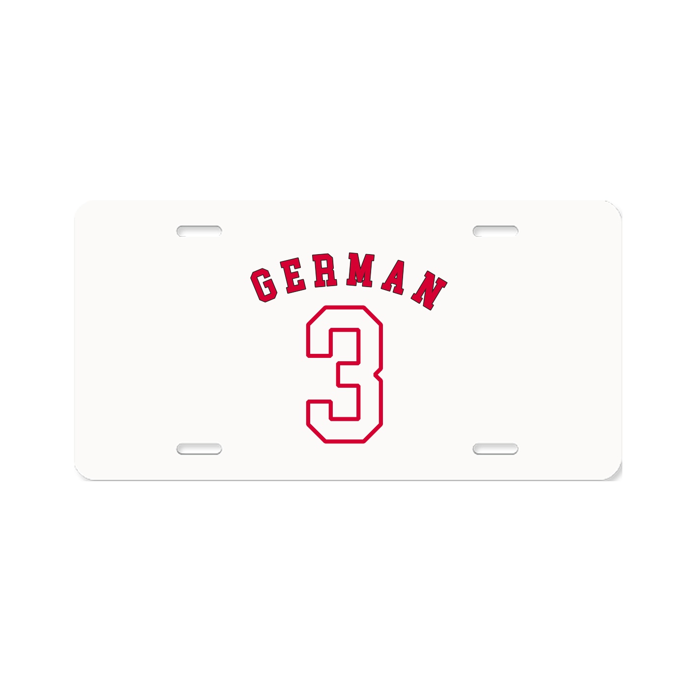 License Plate — Shirsey Arch in Classic