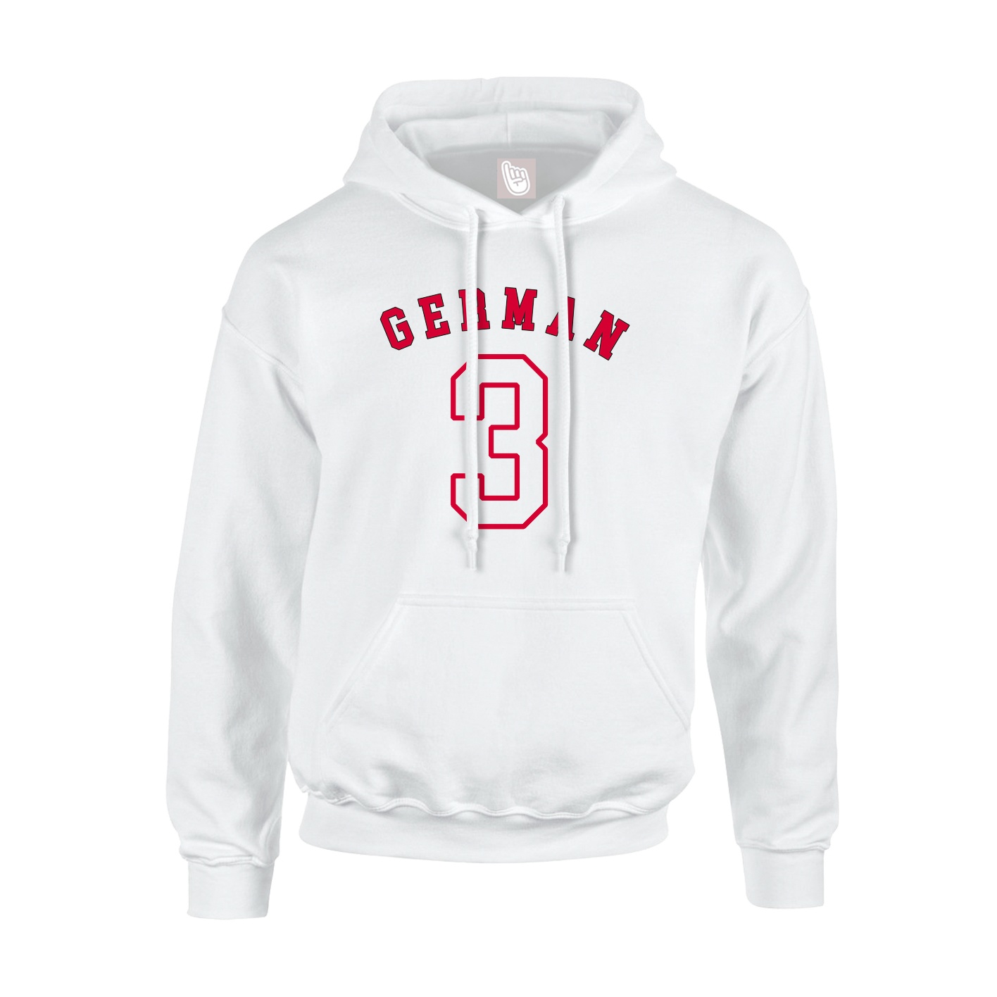 Hoodie — Shirsey Arch in White