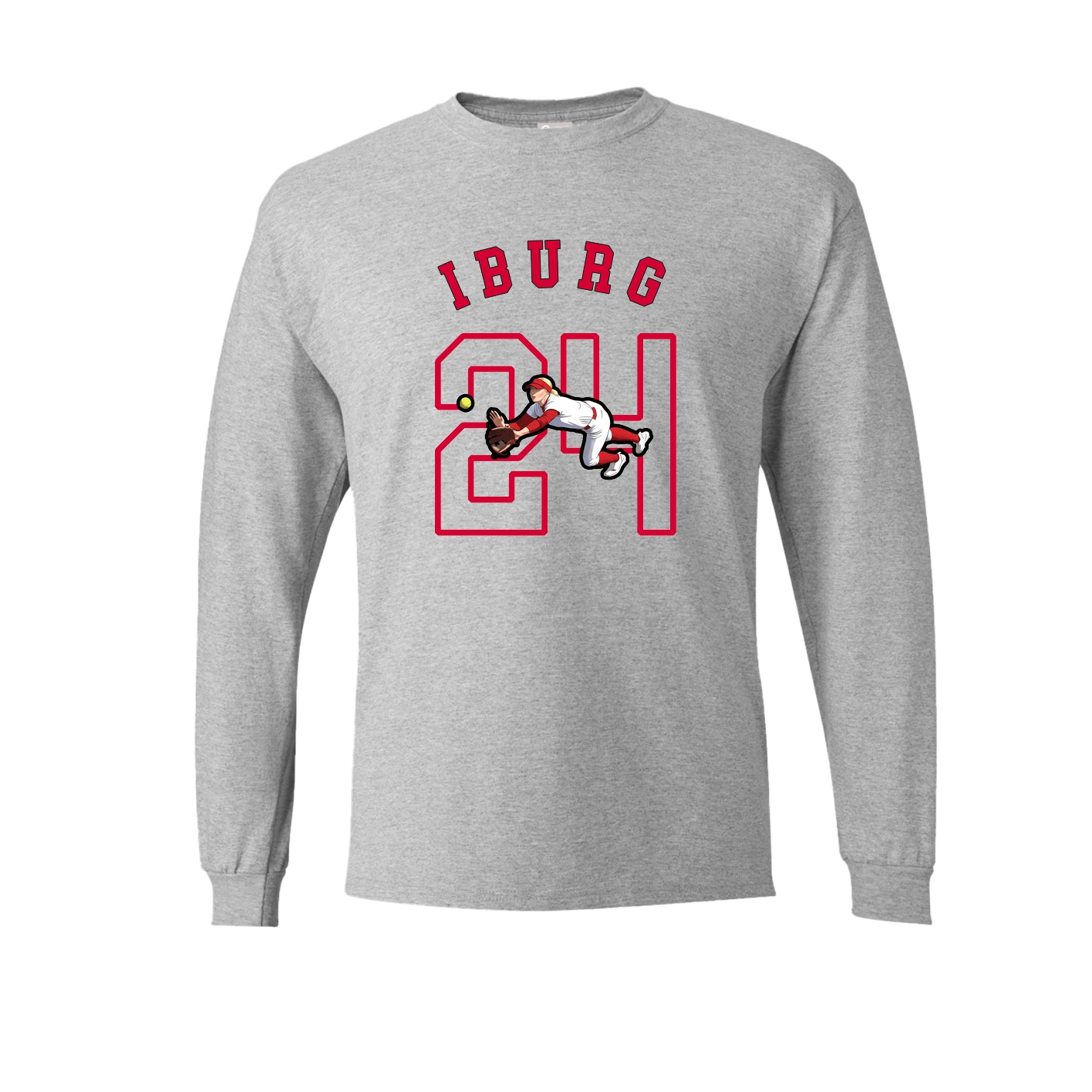 Long Sleeve Tee — Shirsey Arch in Grey