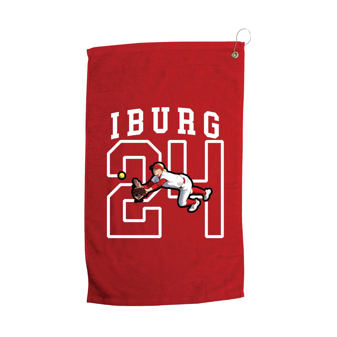 Golf Towel — Shirsey in Red