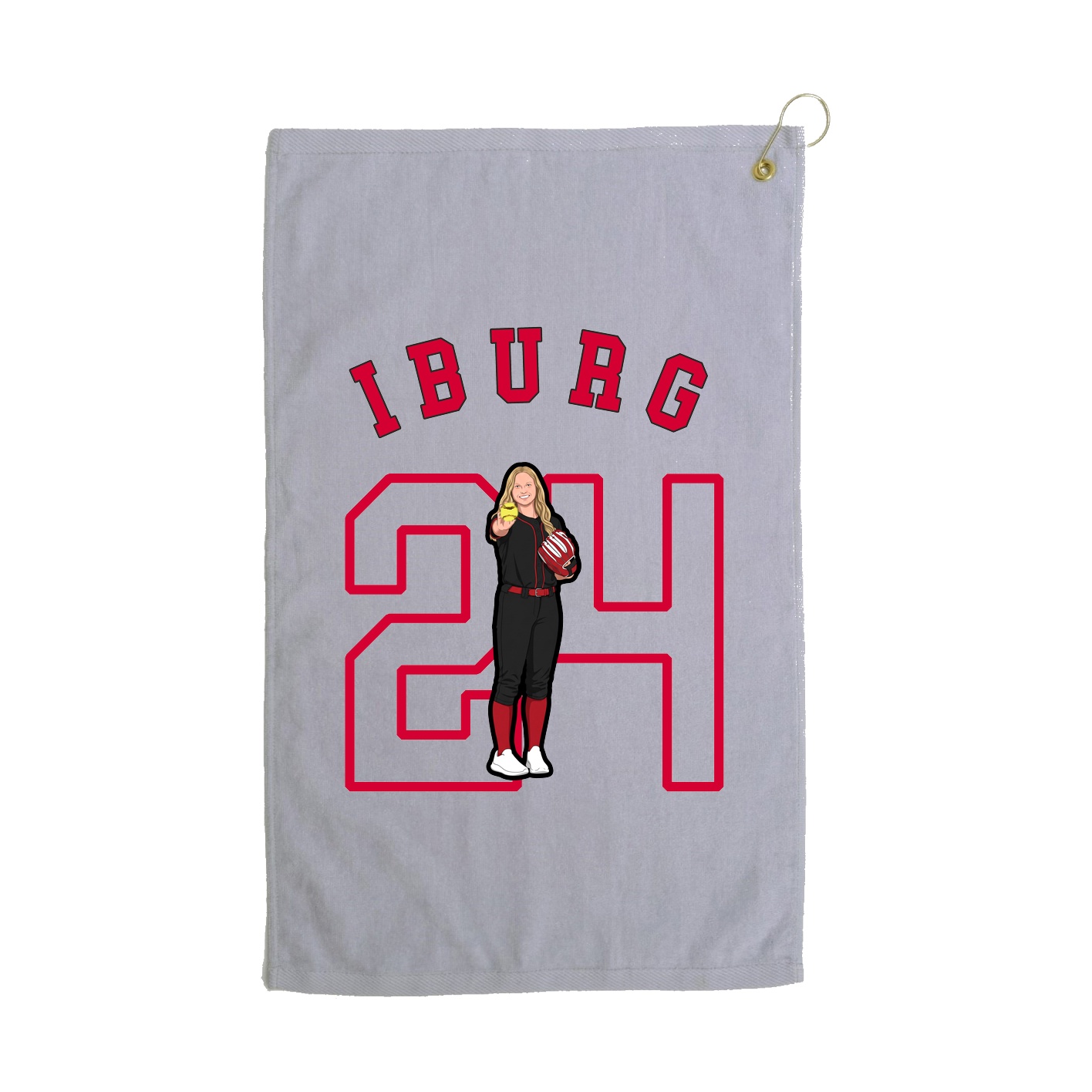 Golf Towel — Shirsey Arch in Grey