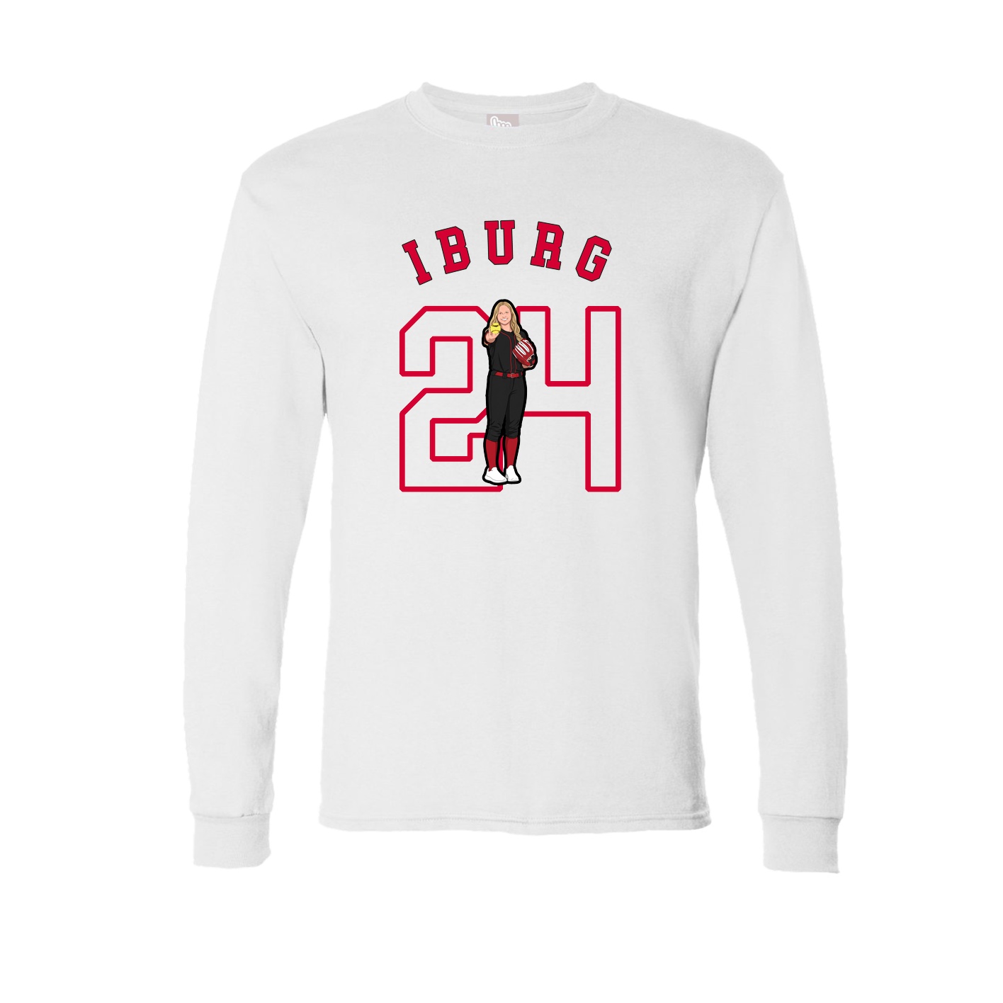 Long Sleeve Tee — Shirsey Arch in White