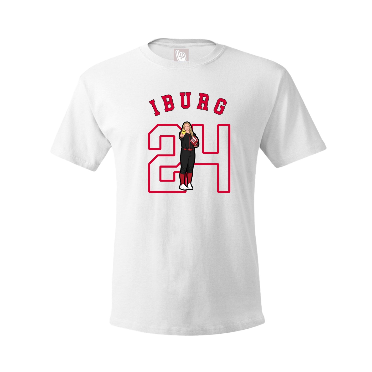 Youth Tee — Shirsey Arch in White