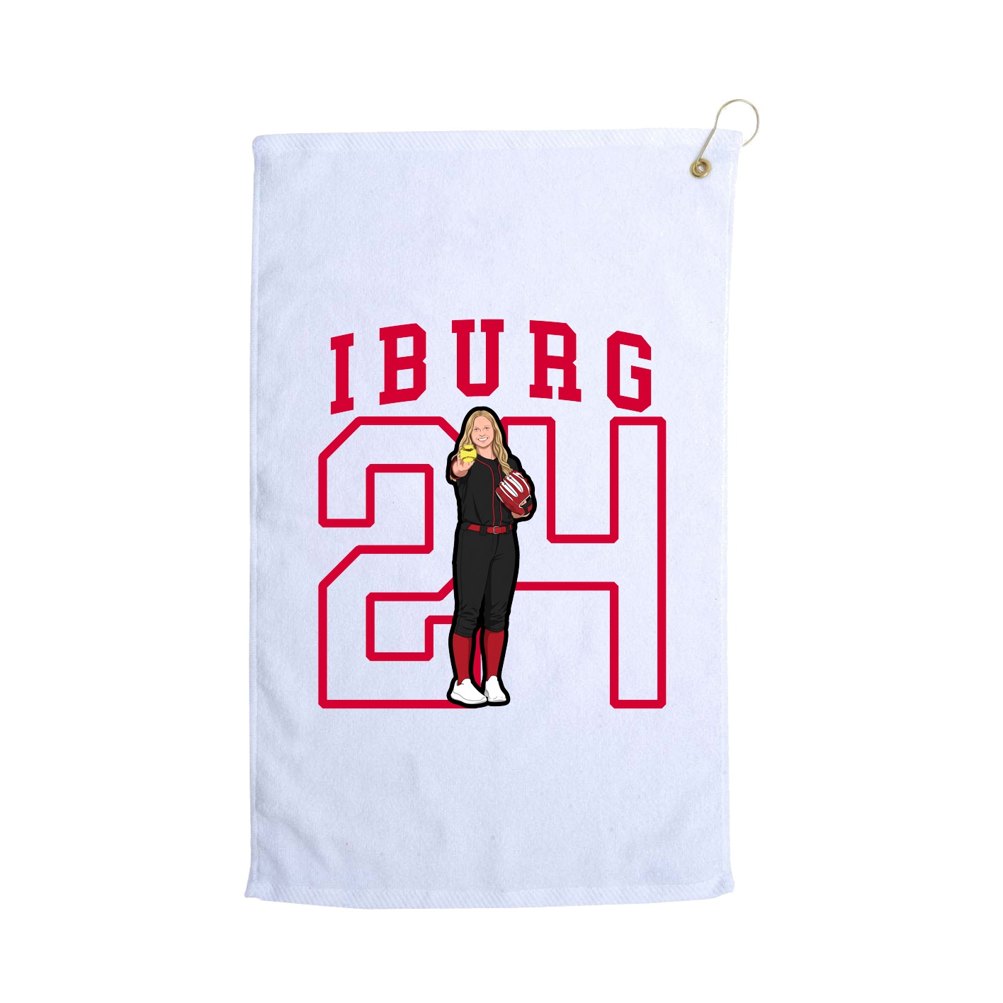 Golf Towel — Shirsey in White