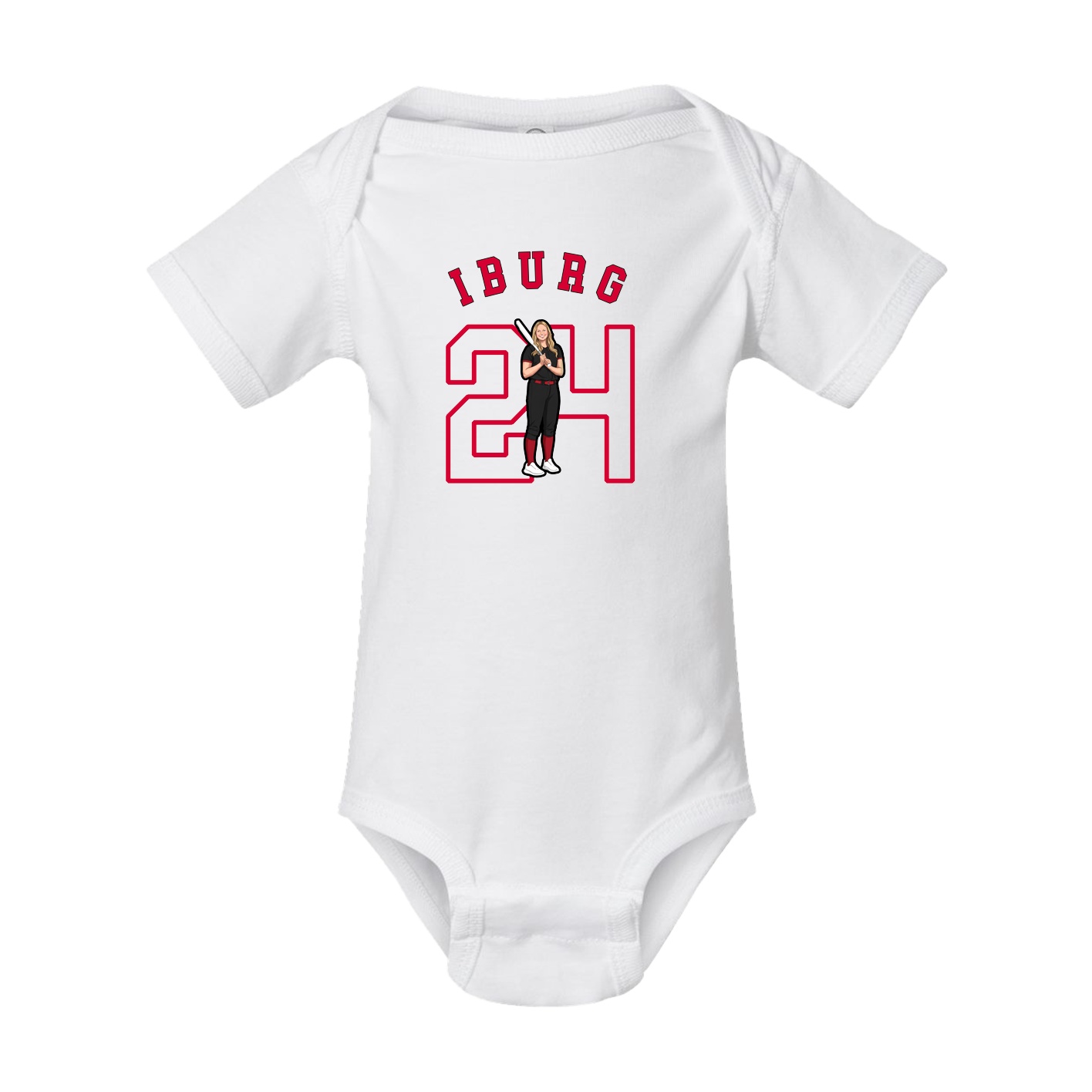 Baby Onesie — Shirsey Arch in White