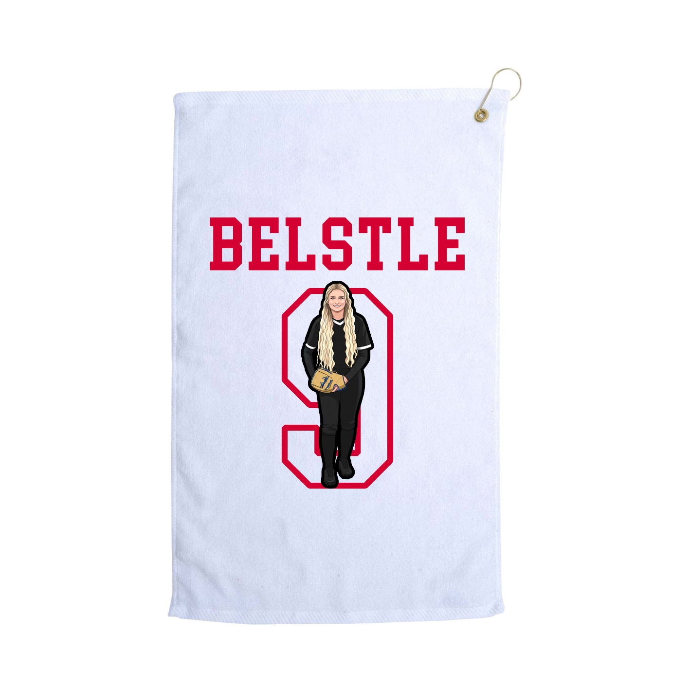 Golf Towel — Shirsey in White