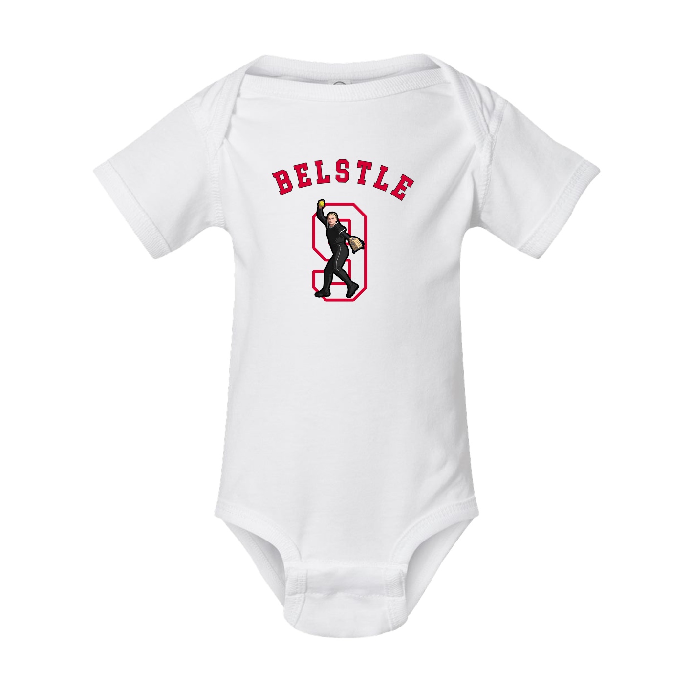 Baby Onesie — Shirsey Arch in White