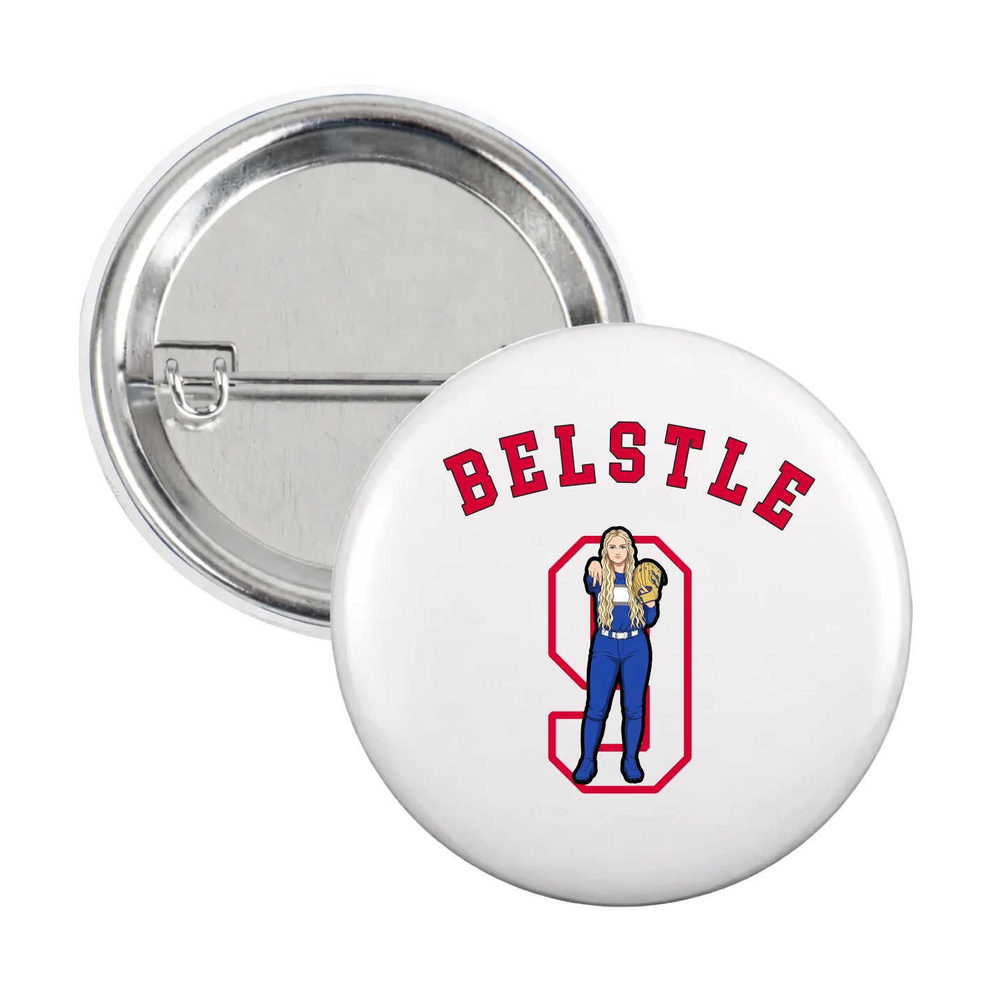 Game Day Button — Shirsey Arch in White