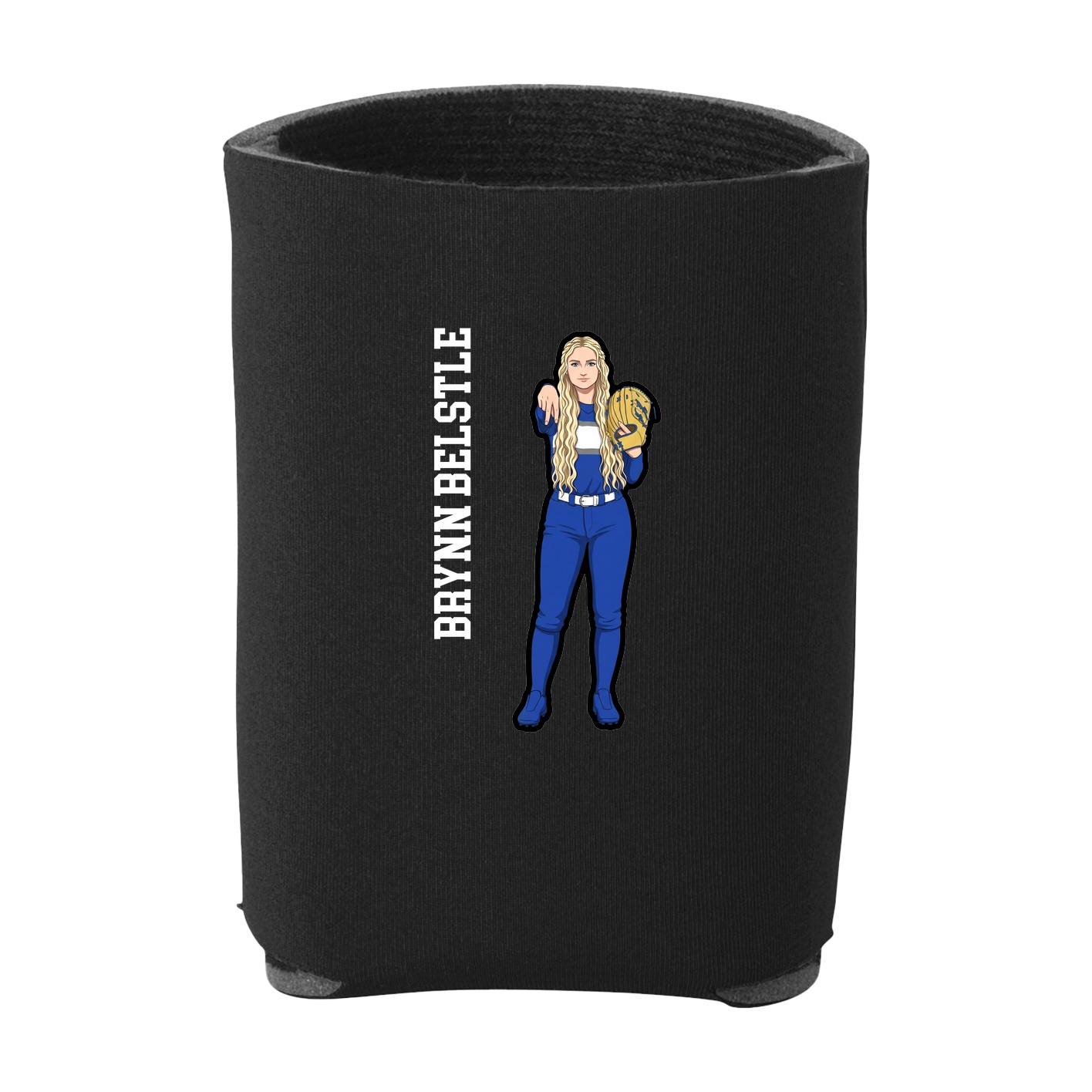 Can Holder — Name Vertical in Black