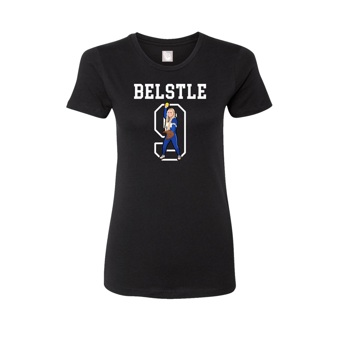 Fitted Women's Tee — Shirsey in Black
