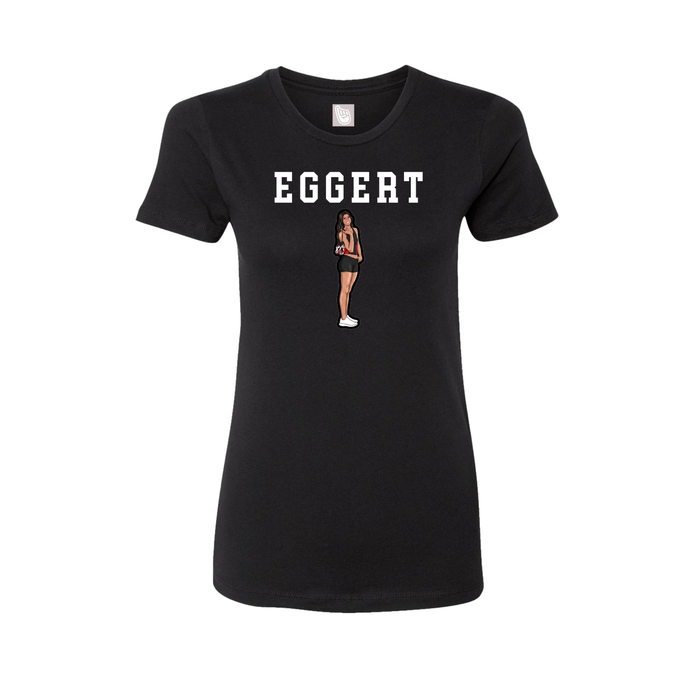Fitted Women's Tee — Shirsey in Black