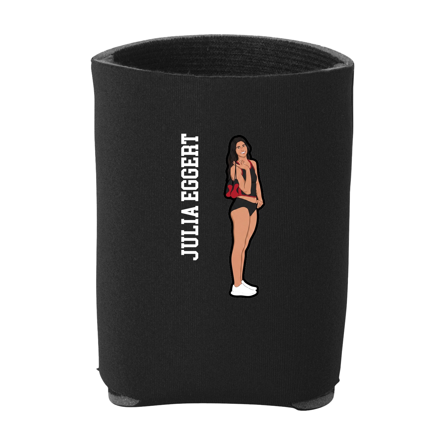Can Holder — Name Vertical in Black