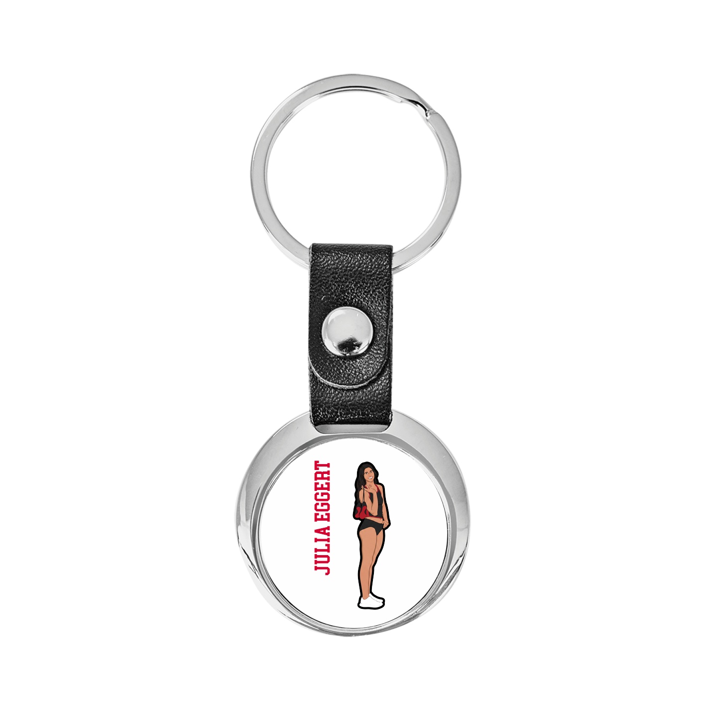 Key Chain — Name Vertical in Classic