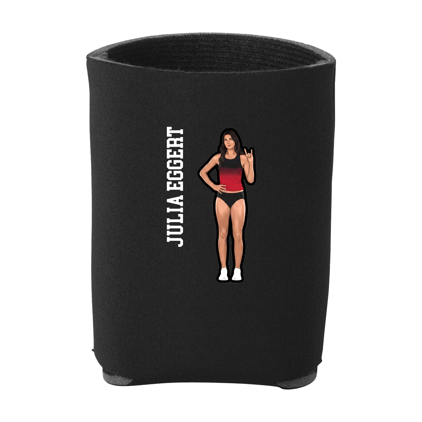 Can Holder — Name Vertical in Black