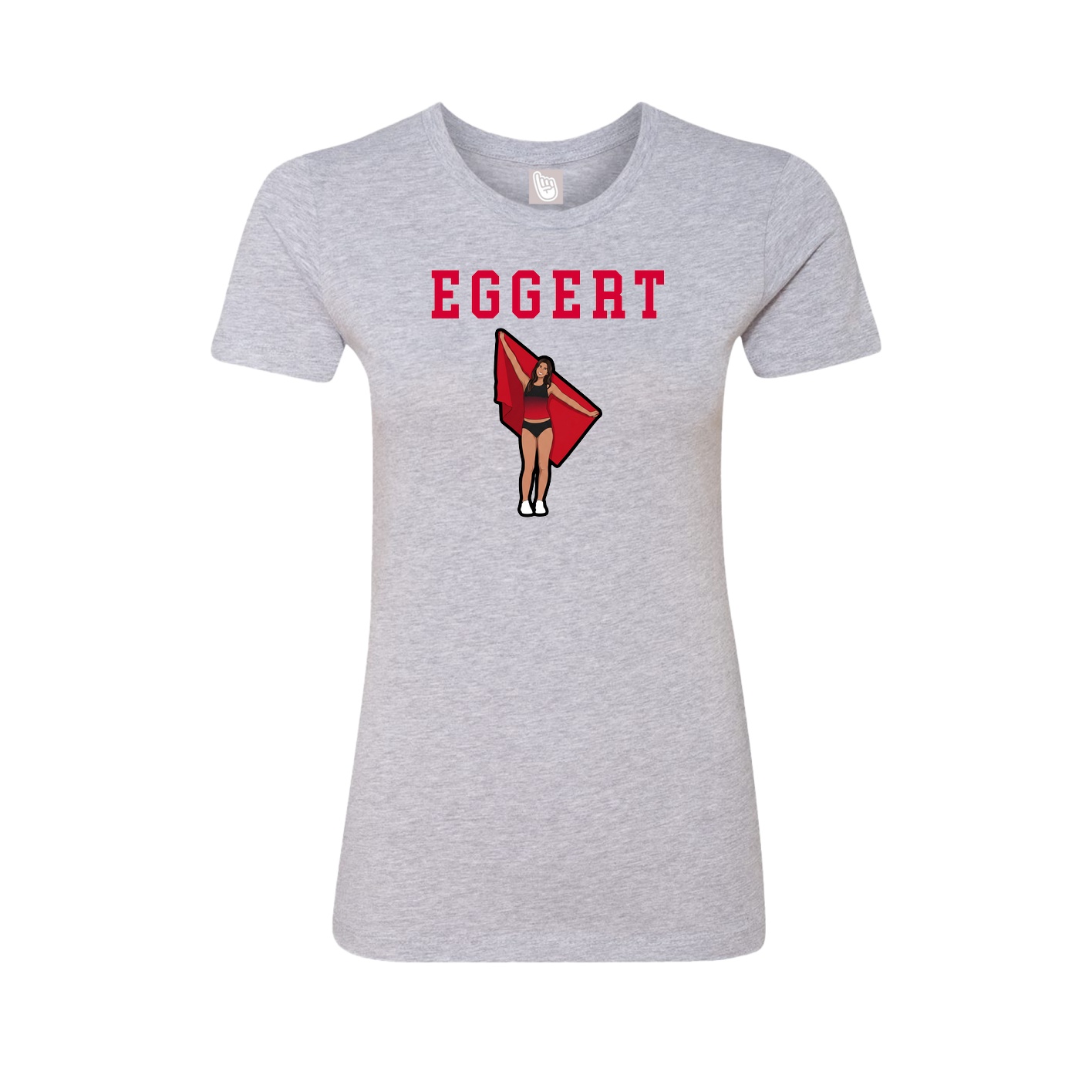 Fitted Women's Tee — Shirsey in Grey
