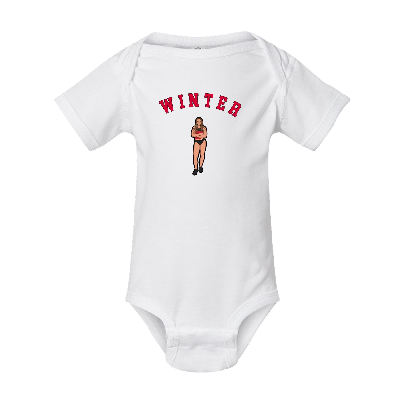 Baby Onesie — Shirsey Arch in White