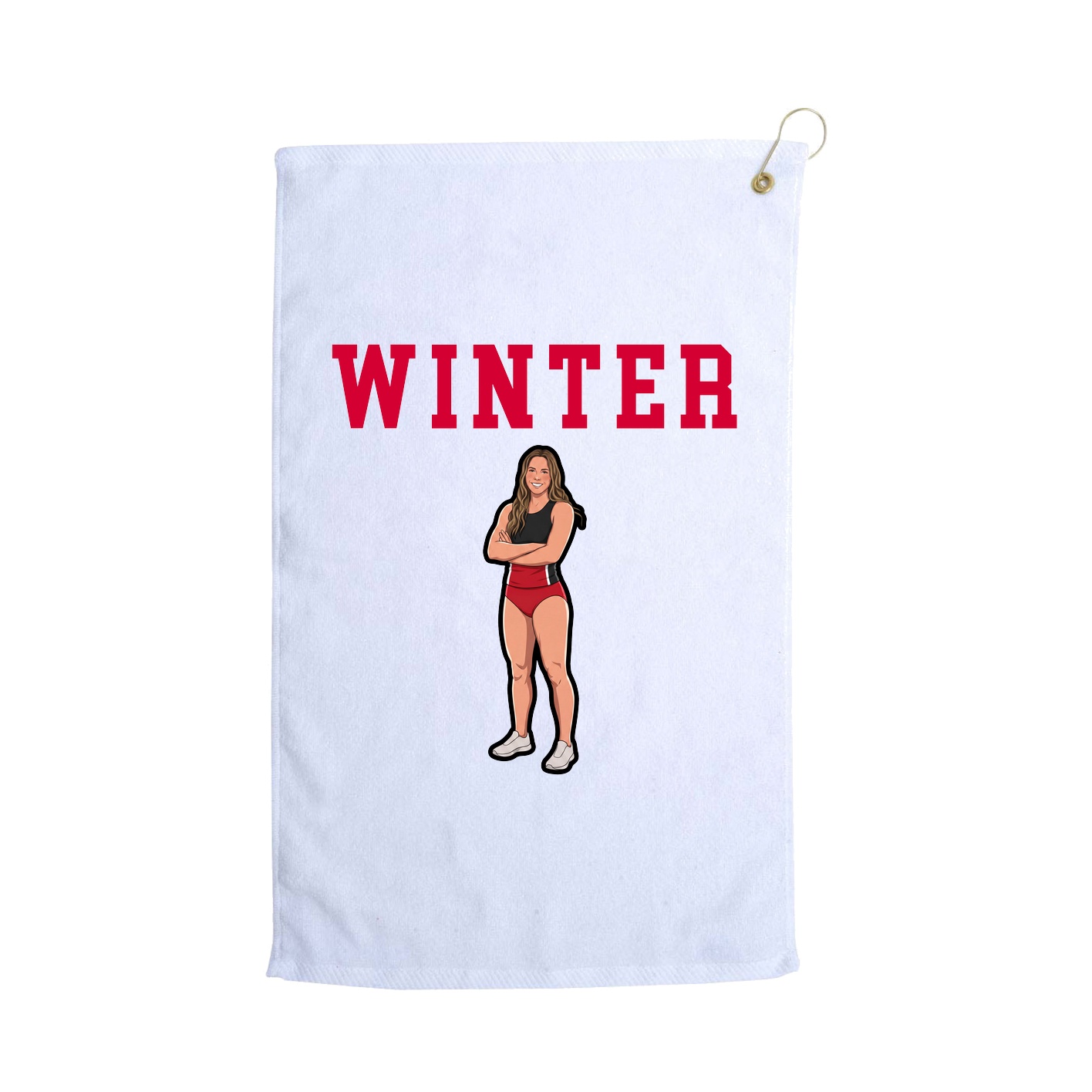 Golf Towel — Shirsey in White