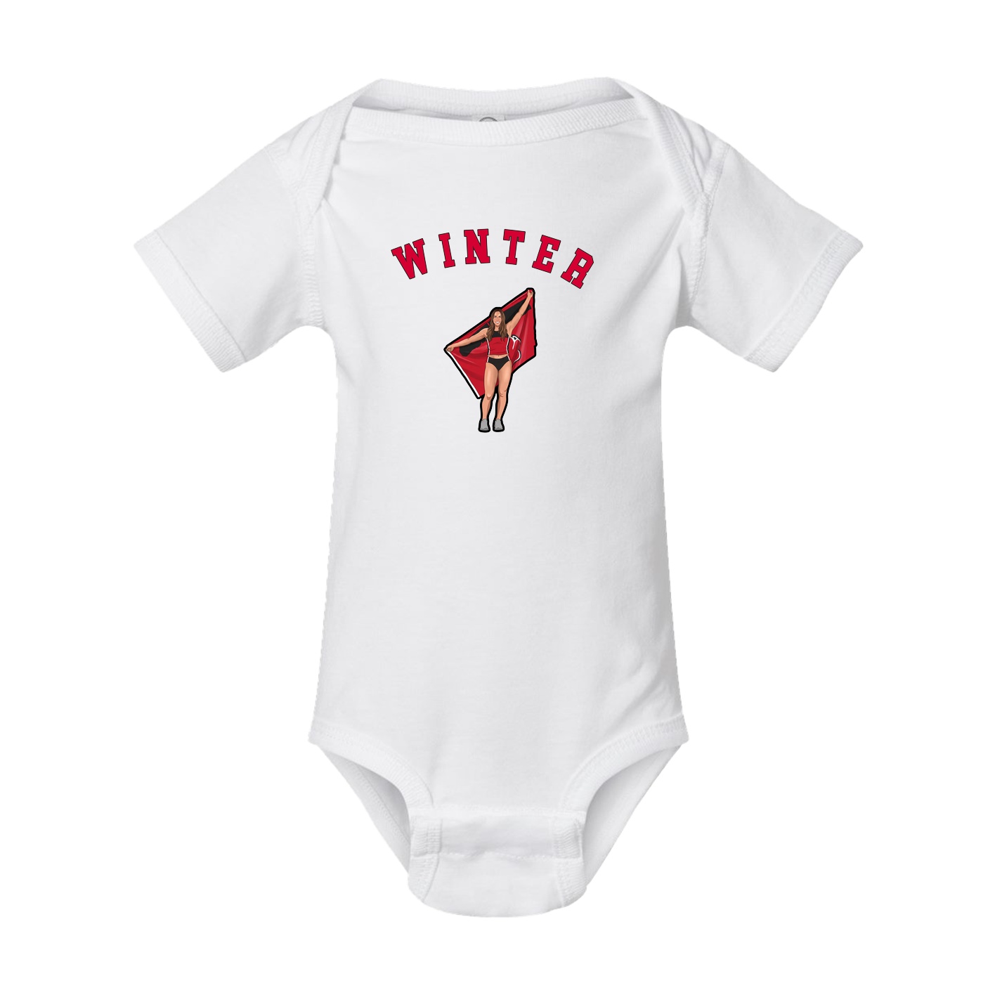 Baby Onesie — Shirsey Arch in White