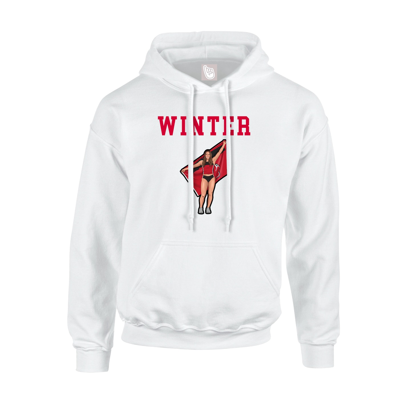 Youth Hoodie — Shirsey in White
