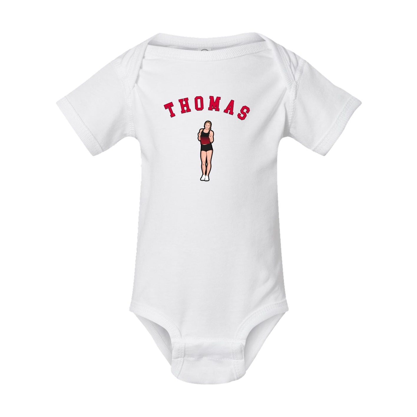 Baby Onesie — Shirsey Arch in White