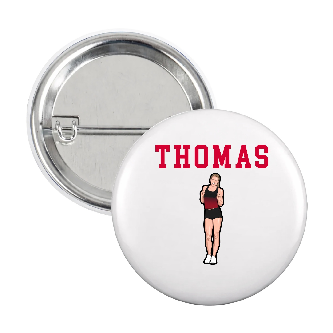Game Day Button — Shirsey in White