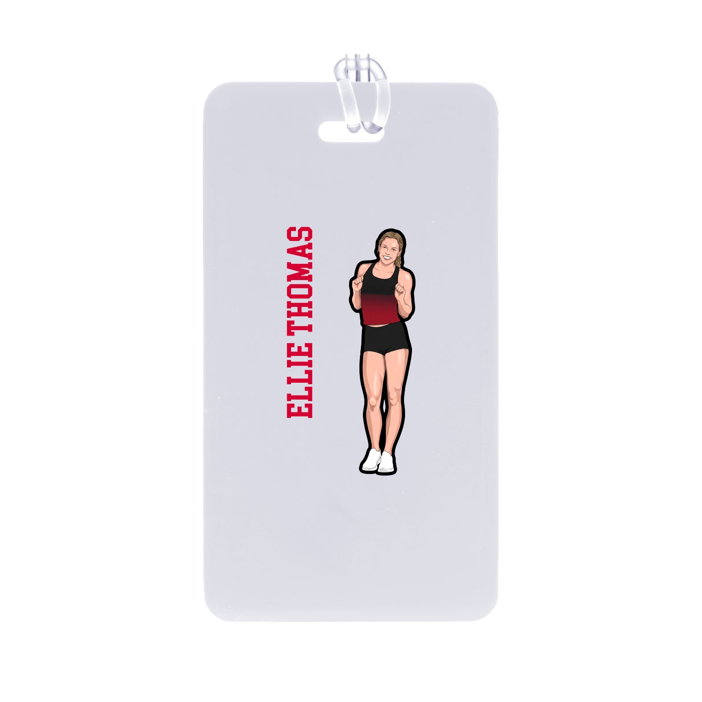 Bag Tag — Name Vertical in Classic