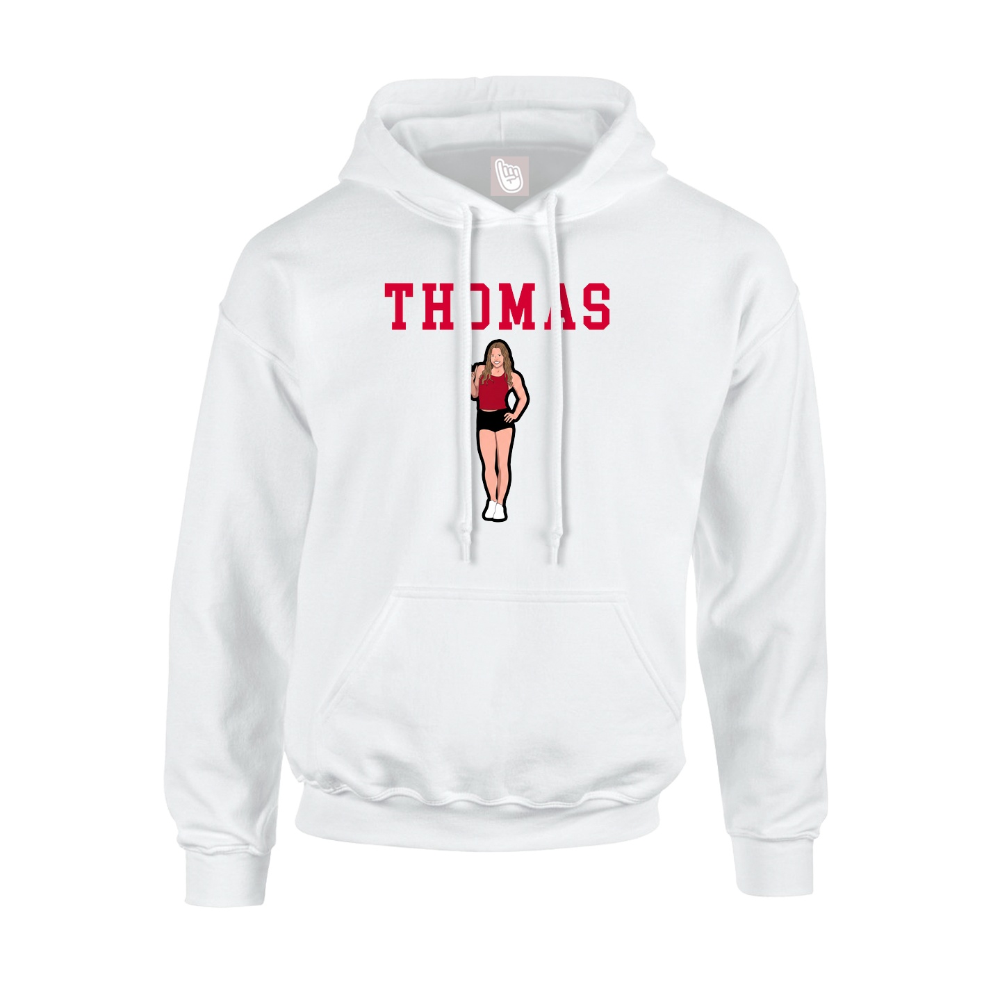 Youth Hoodie — Shirsey in White