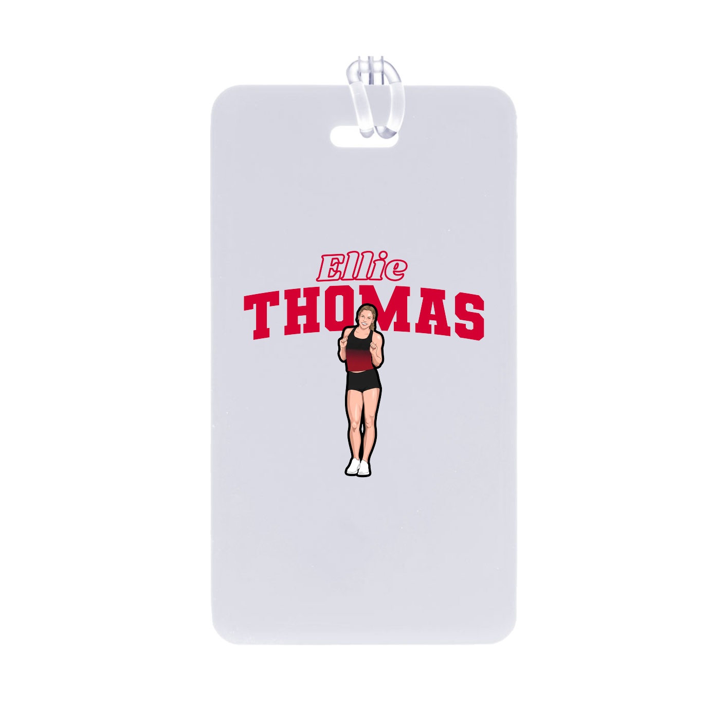 Bag Tag — Name Arch in Classic