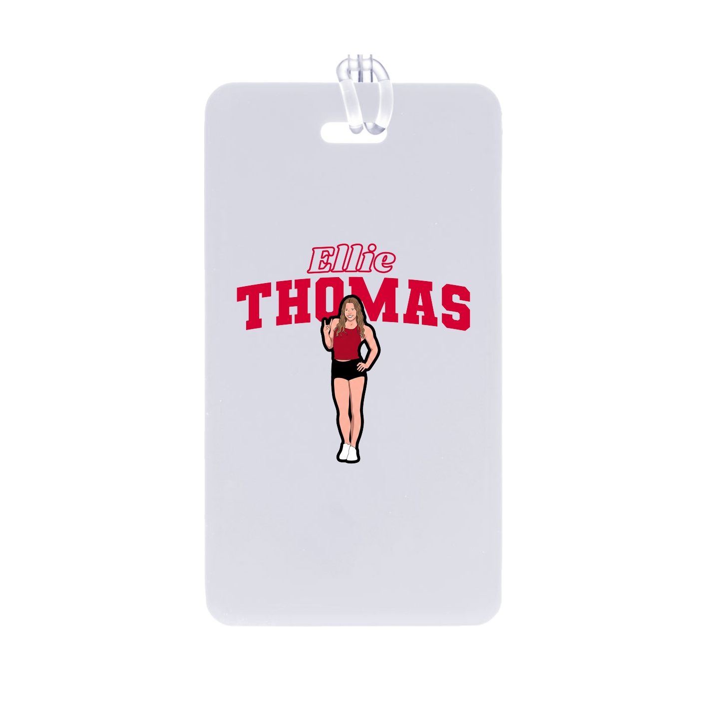 Bag Tag — Name Arch in Classic