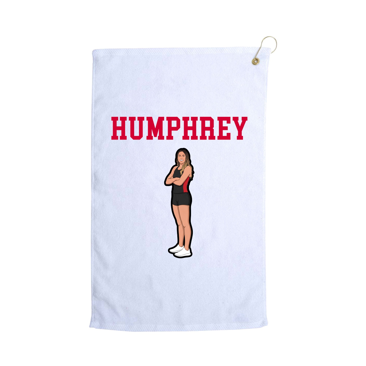 Golf Towel — Shirsey in White
