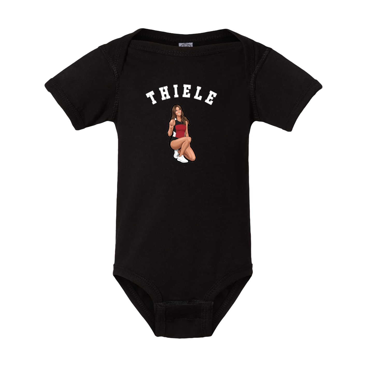 Baby Onesie — Shirsey Arch in Black