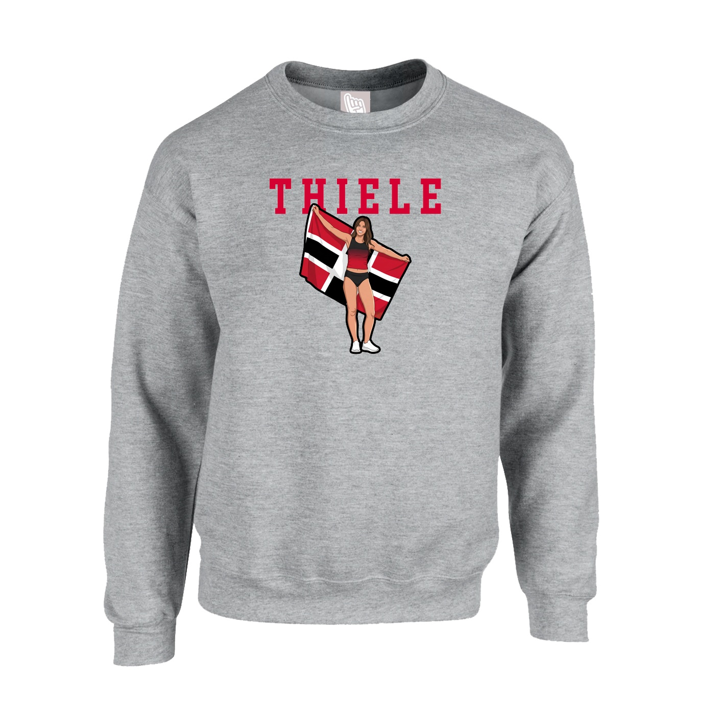 Fleece Crew — Shirsey in Grey