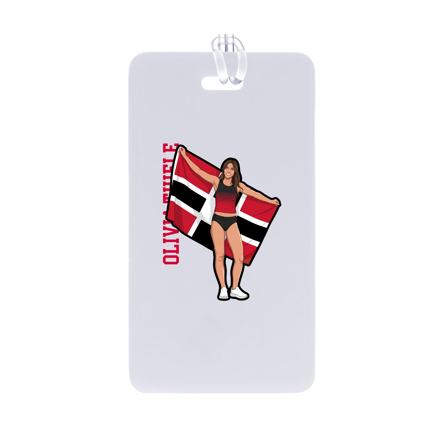 Bag Tag — Name Vertical in Classic