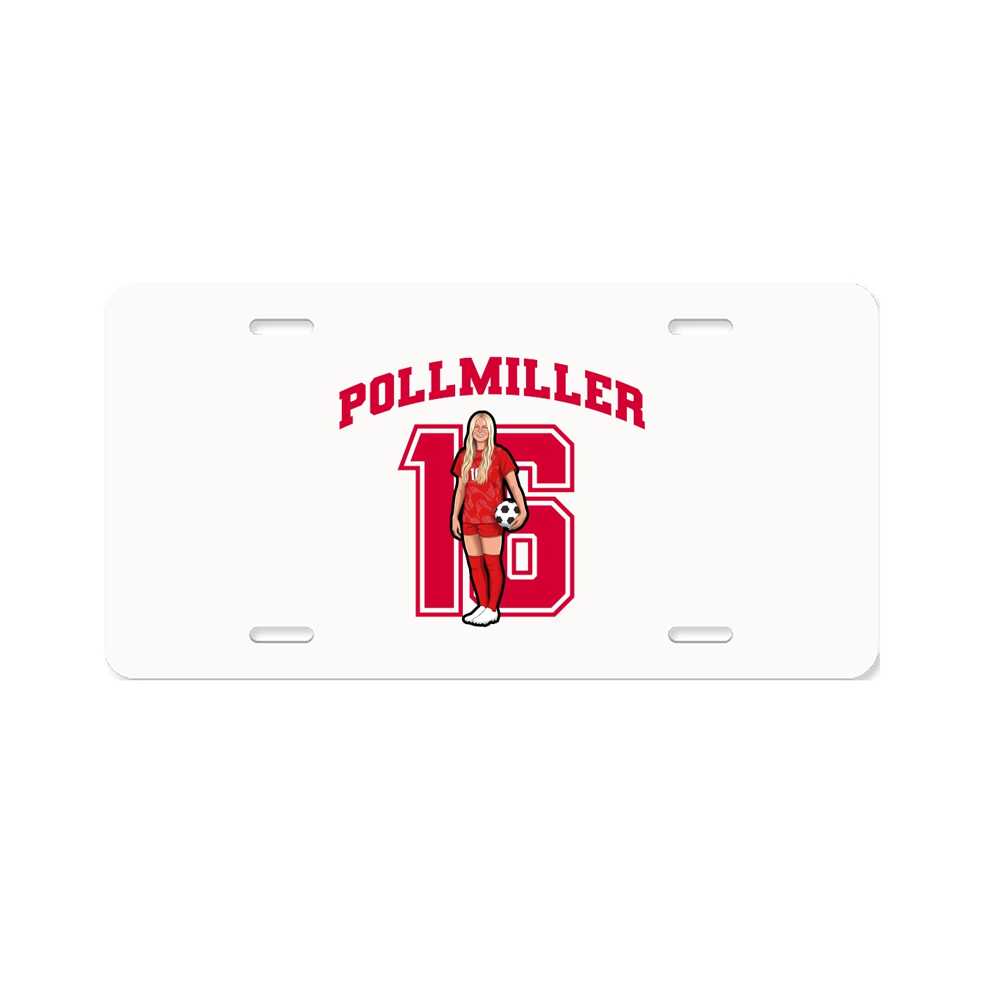License Plate — Number in Classic