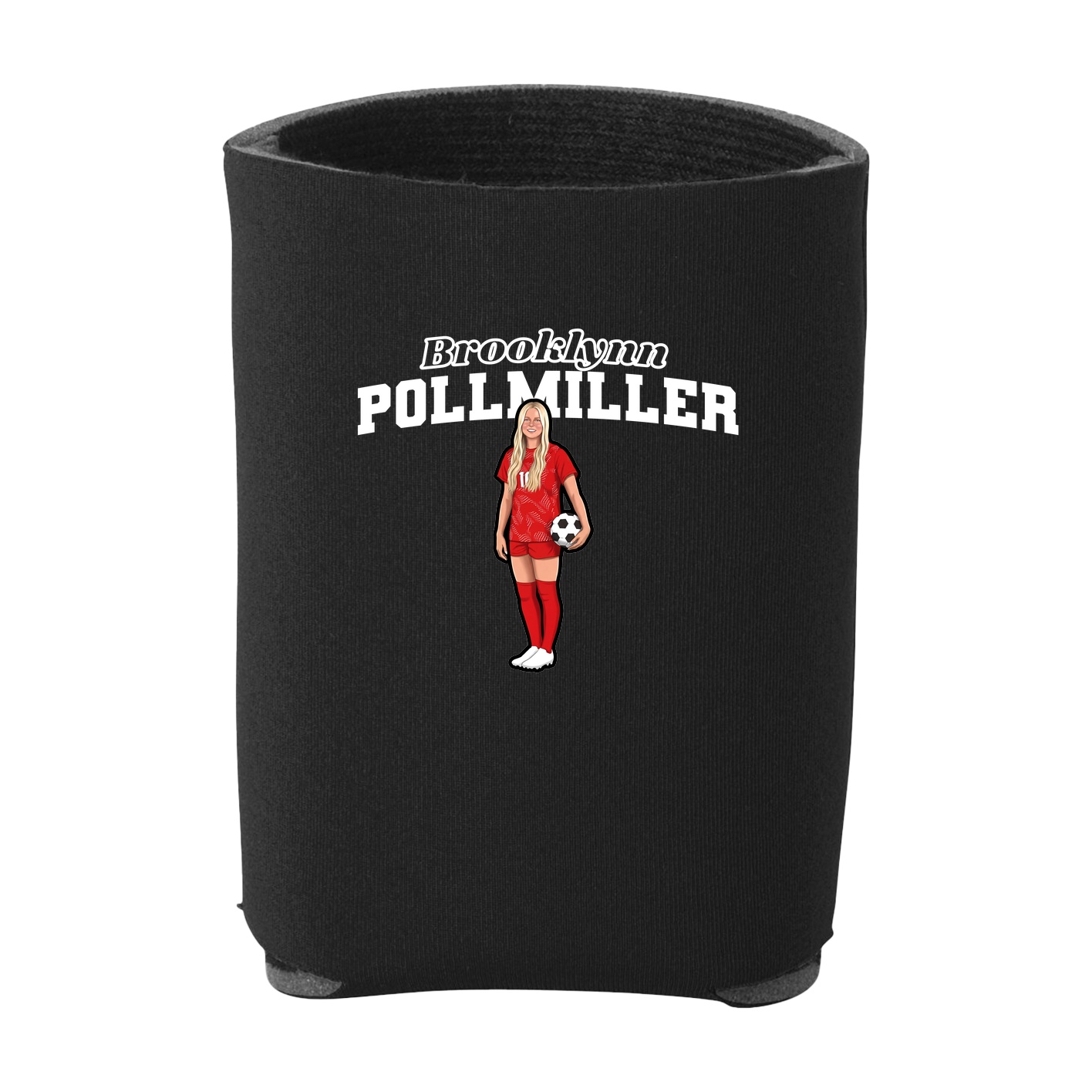 Can Holder — Name Arch in Black