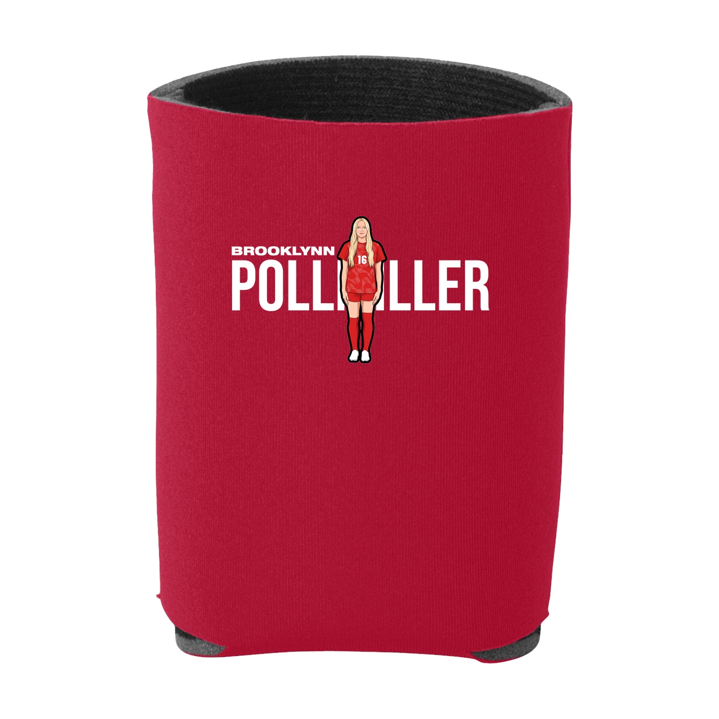 Can Holder — Player Name in Red