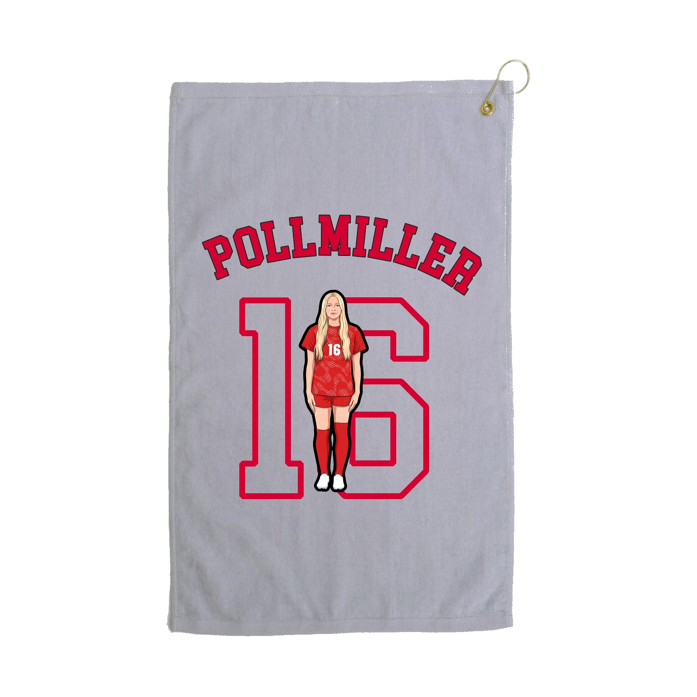 Golf Towel — Shirsey Arch in Grey