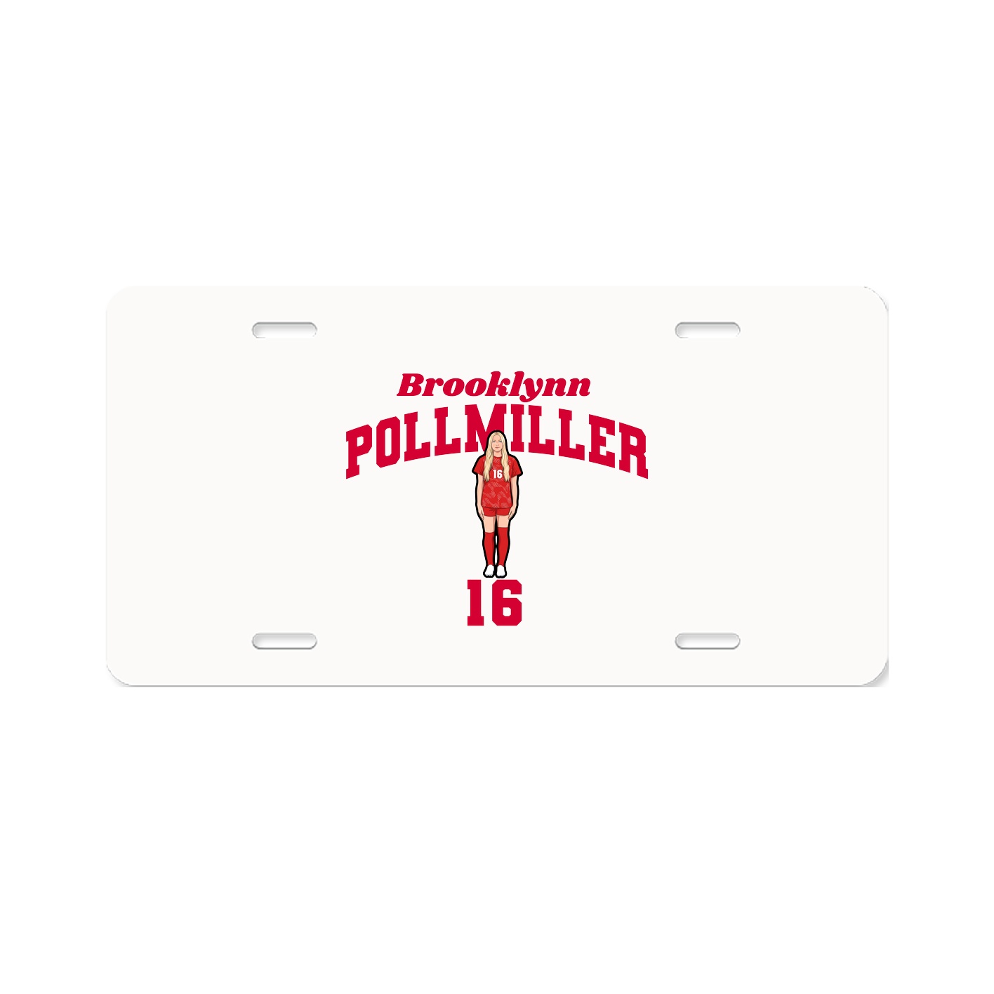 License Plate — Signature Arch in Classic