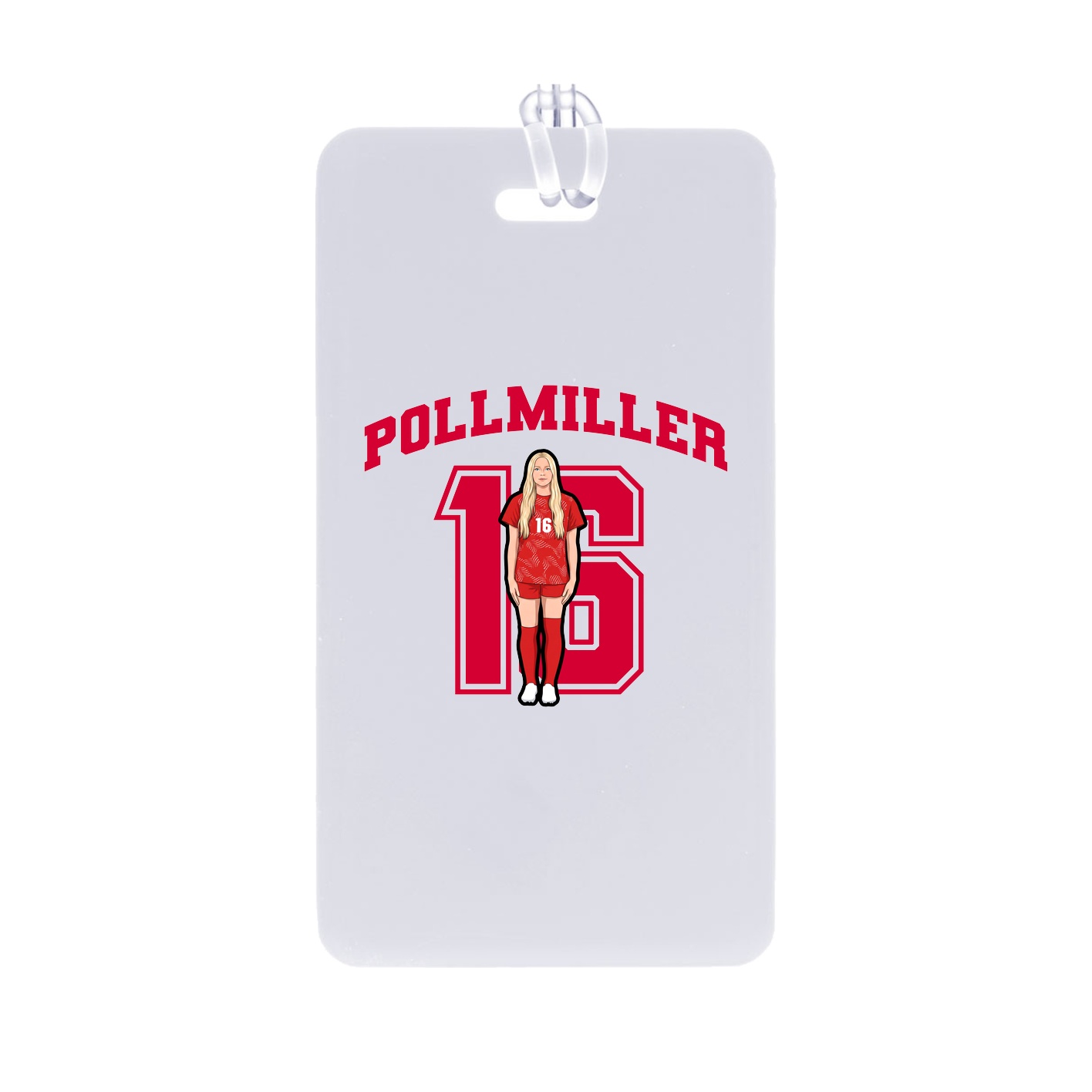 Bag Tag — Number in Classic