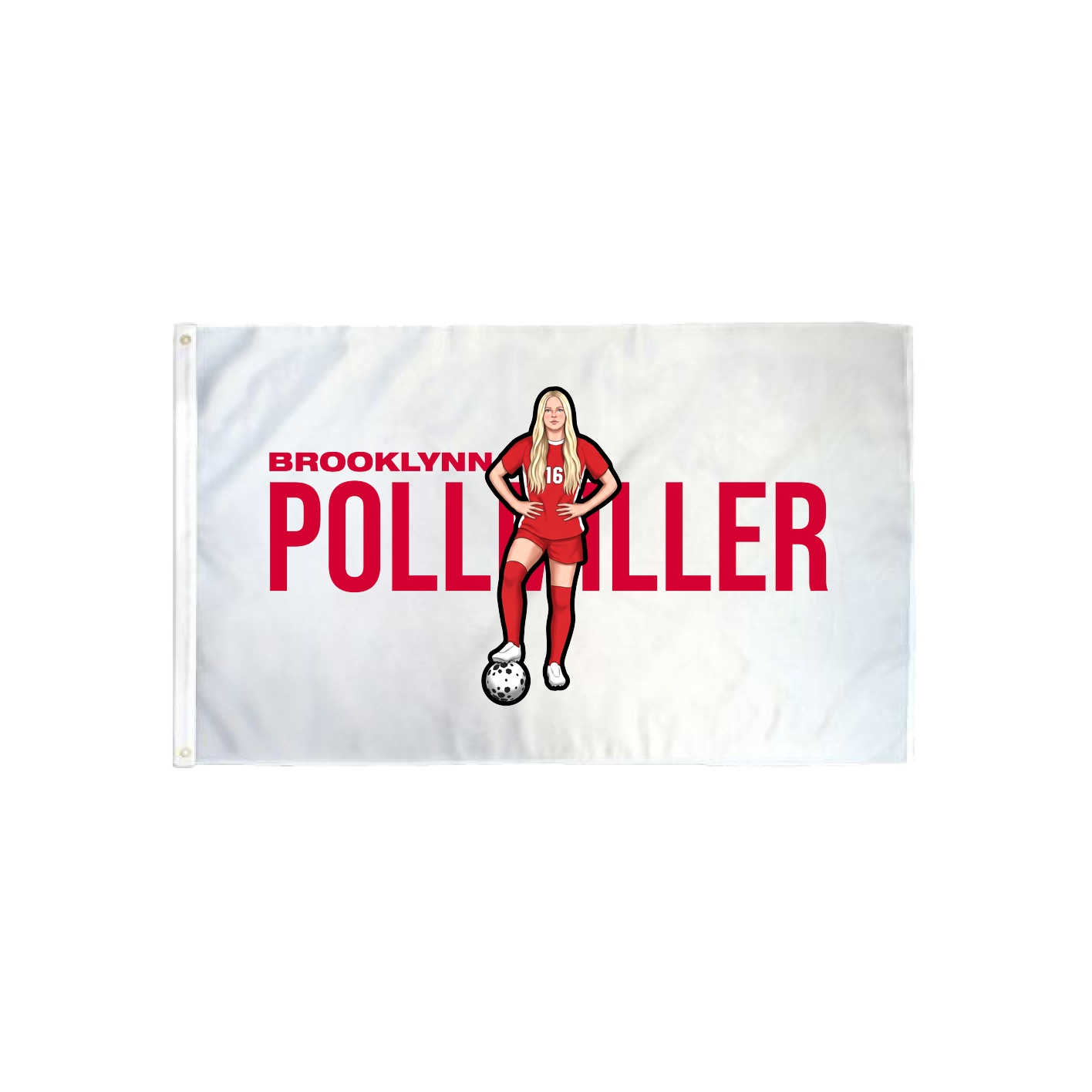 3x5 Flag — Player Name in Classic