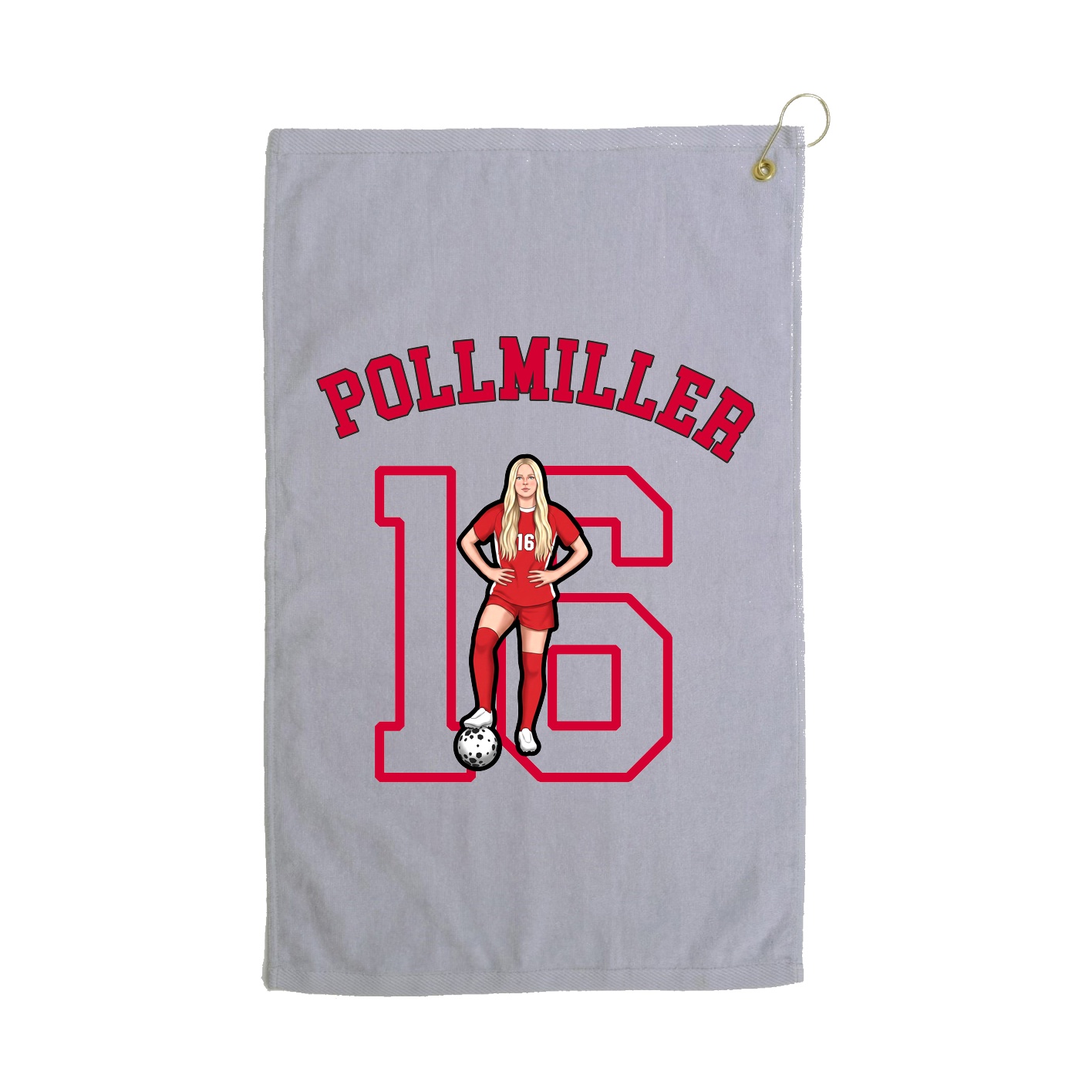 Golf Towel — Shirsey Arch in Grey
