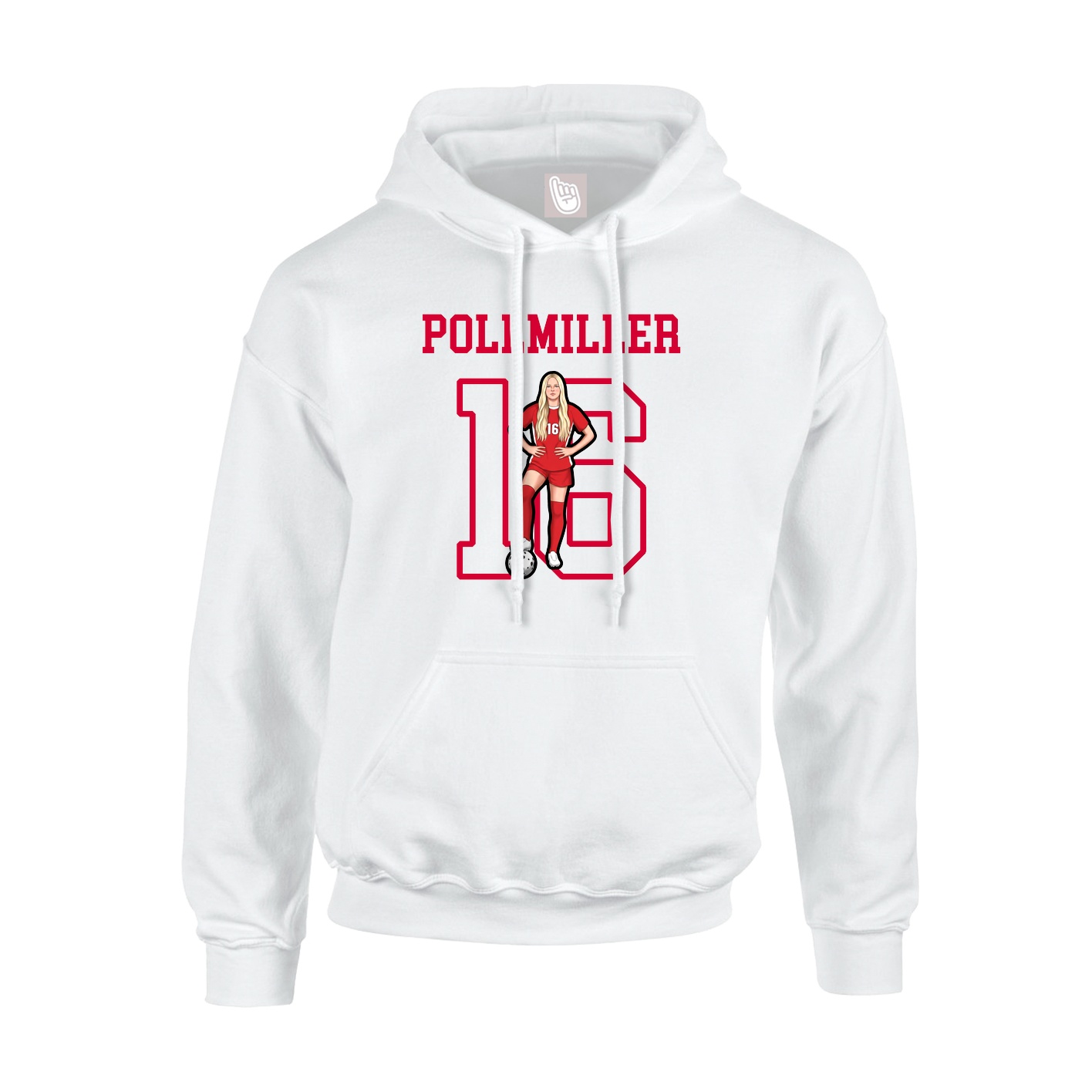 Youth Hoodie — Shirsey in White