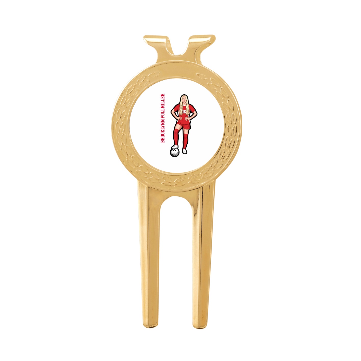 Divot Tool with Ball Marker — Name Vertical in Classic