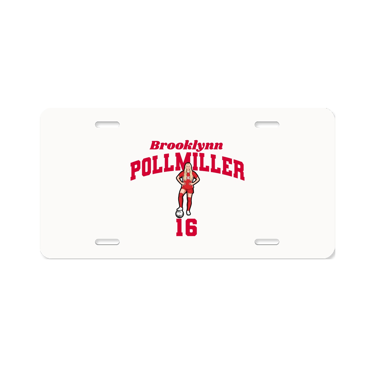 License Plate — Signature Arch in Classic