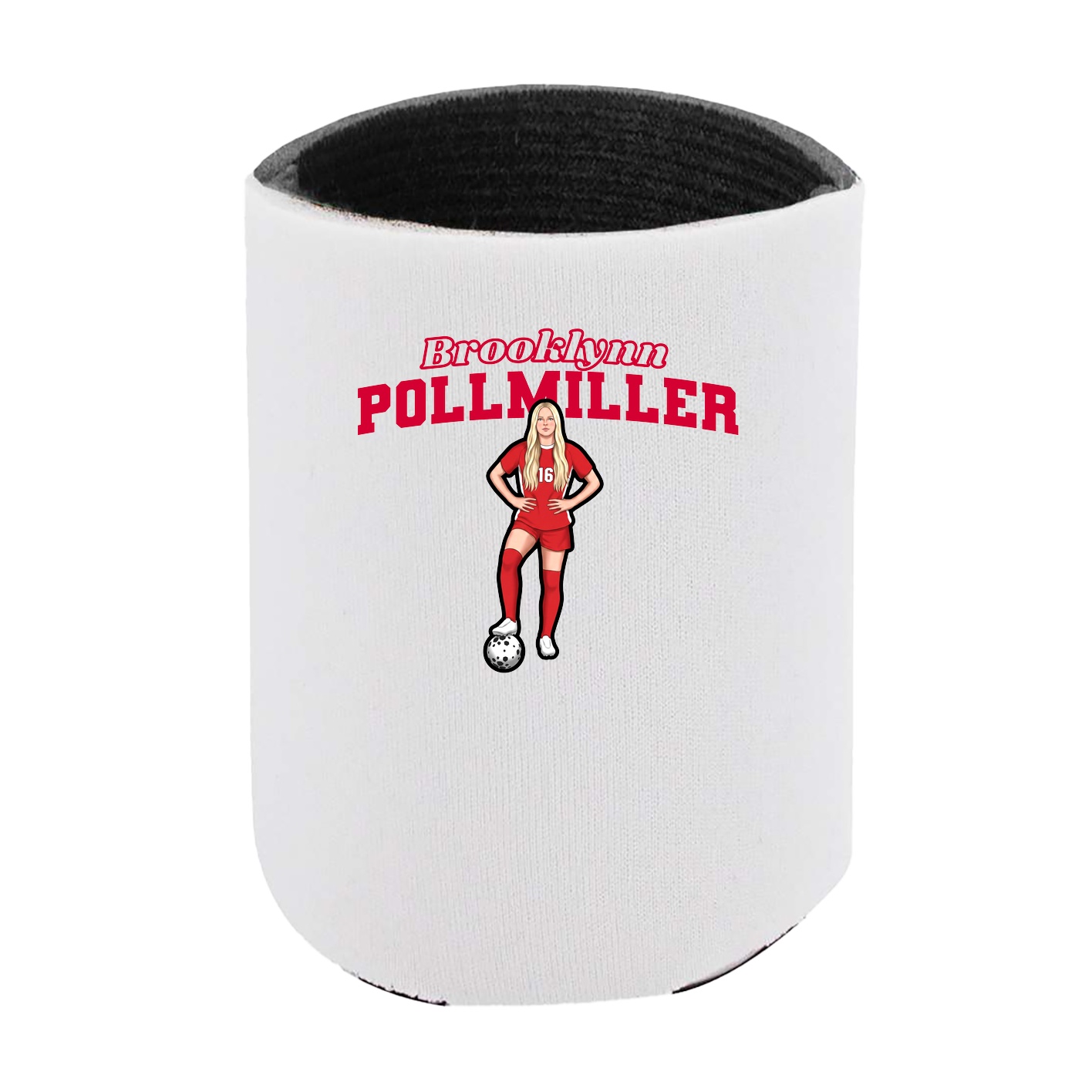 Can Holder — Name Arch in White