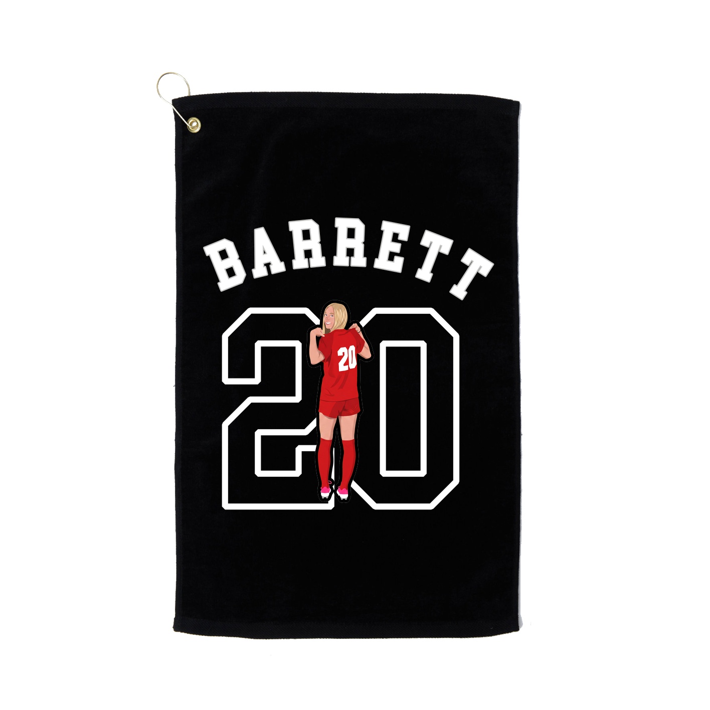 Golf Towel — Shirsey Arch in Black
