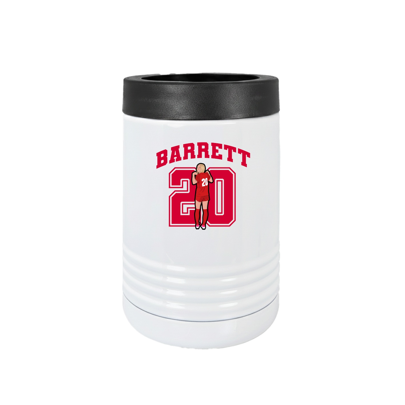 Beverage Holder — Number in White