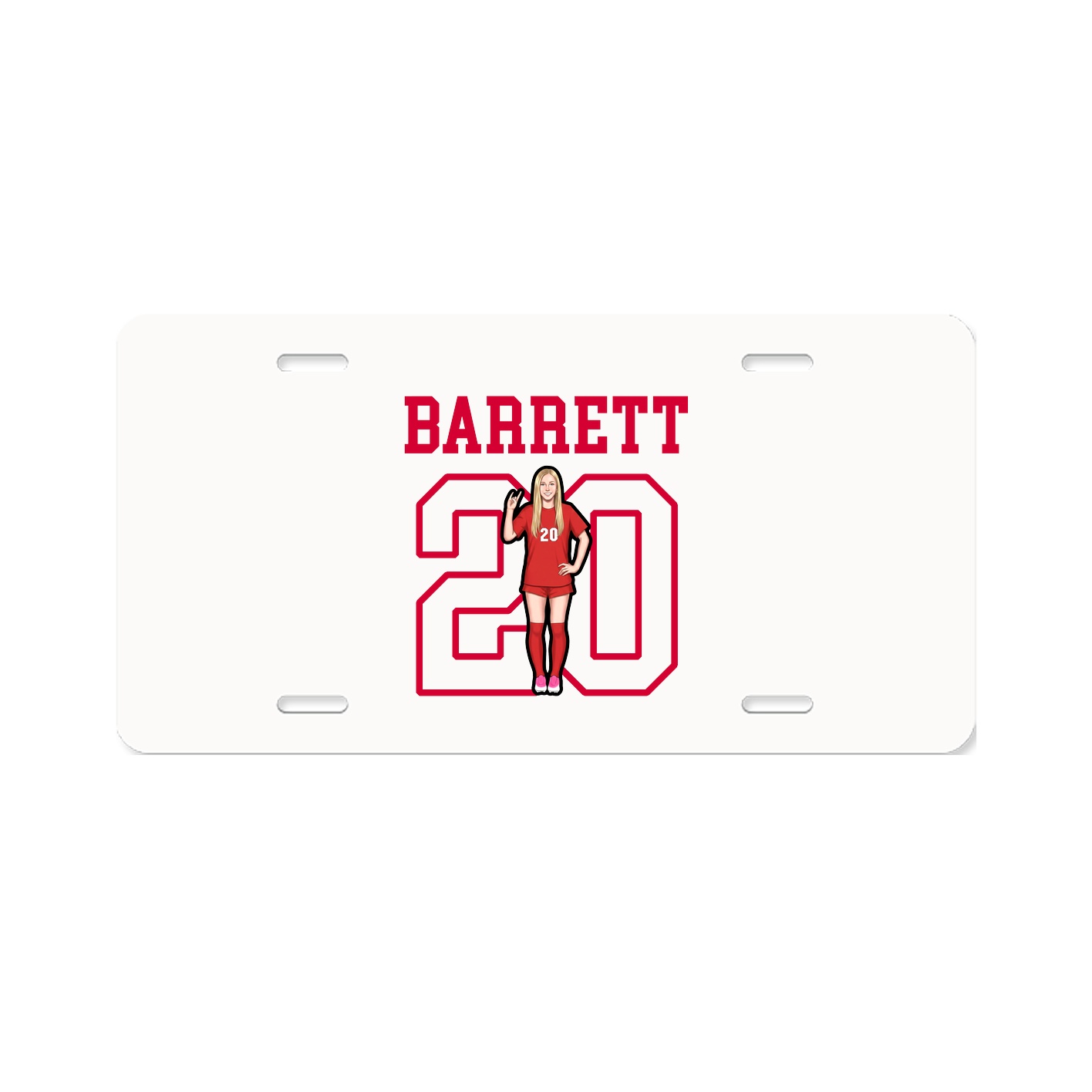 License Plate — Shirsey in Classic