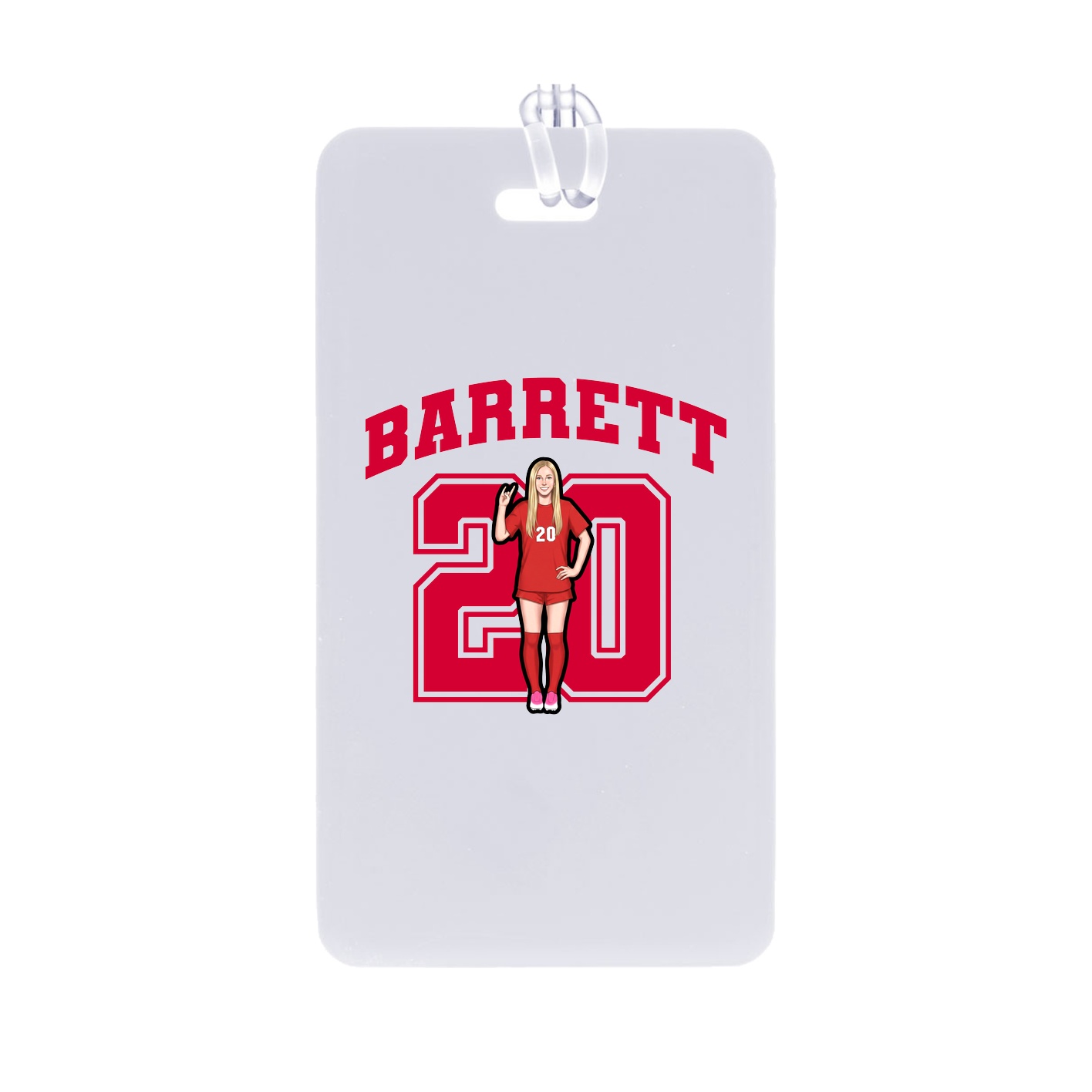 Bag Tag — Number in Classic